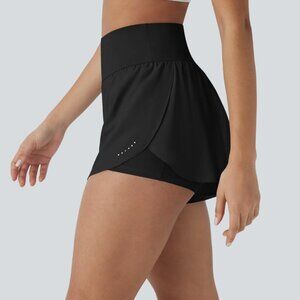 Halara QuickDry High Waisted Running Shorts 3'' with Pockets - S - Black - NWT